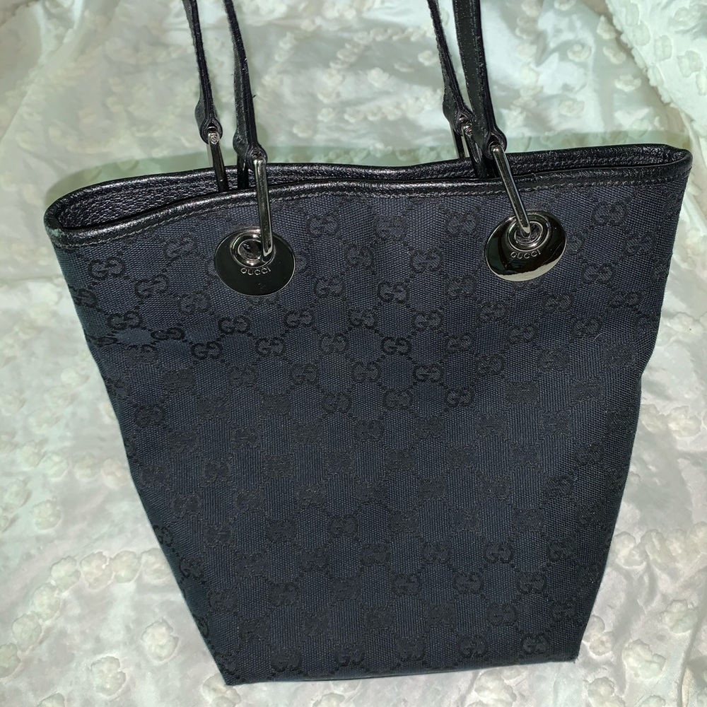 Gucci GG canvas eclipse tote black authentic - Picture 4 of 8